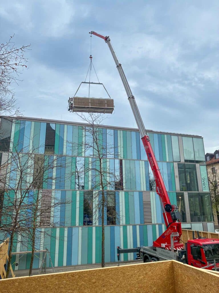 Demontage des Rückkühlers